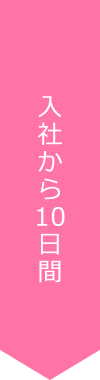 入社から10日間